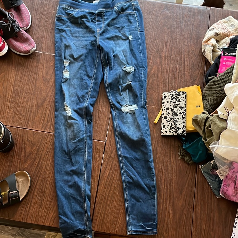 Old Navy rockstar super skinny jeggings mid-rise 6 tall